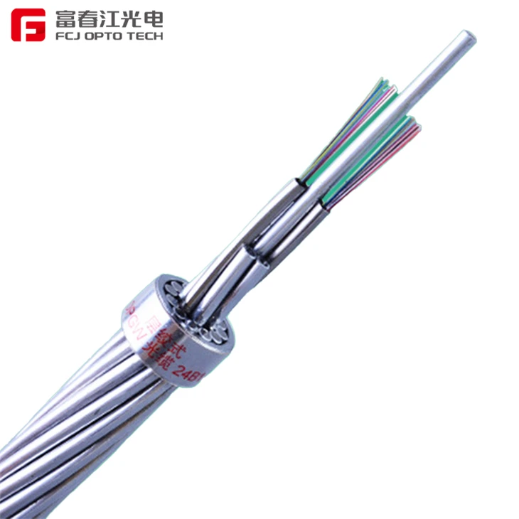 Fcj Power System OPGW Fiber Optical Cable Price Per KM